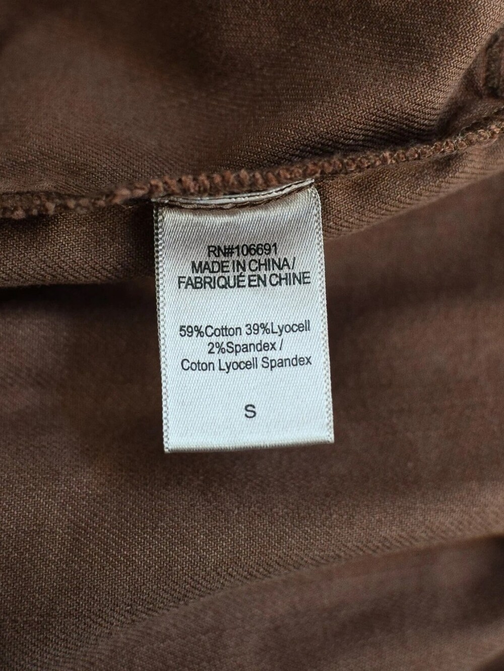 Young Fabulous & Broke Ryker Wide Leg Pant Brown Elastic Waist Sz S Western Boho - Picture 8 of 8